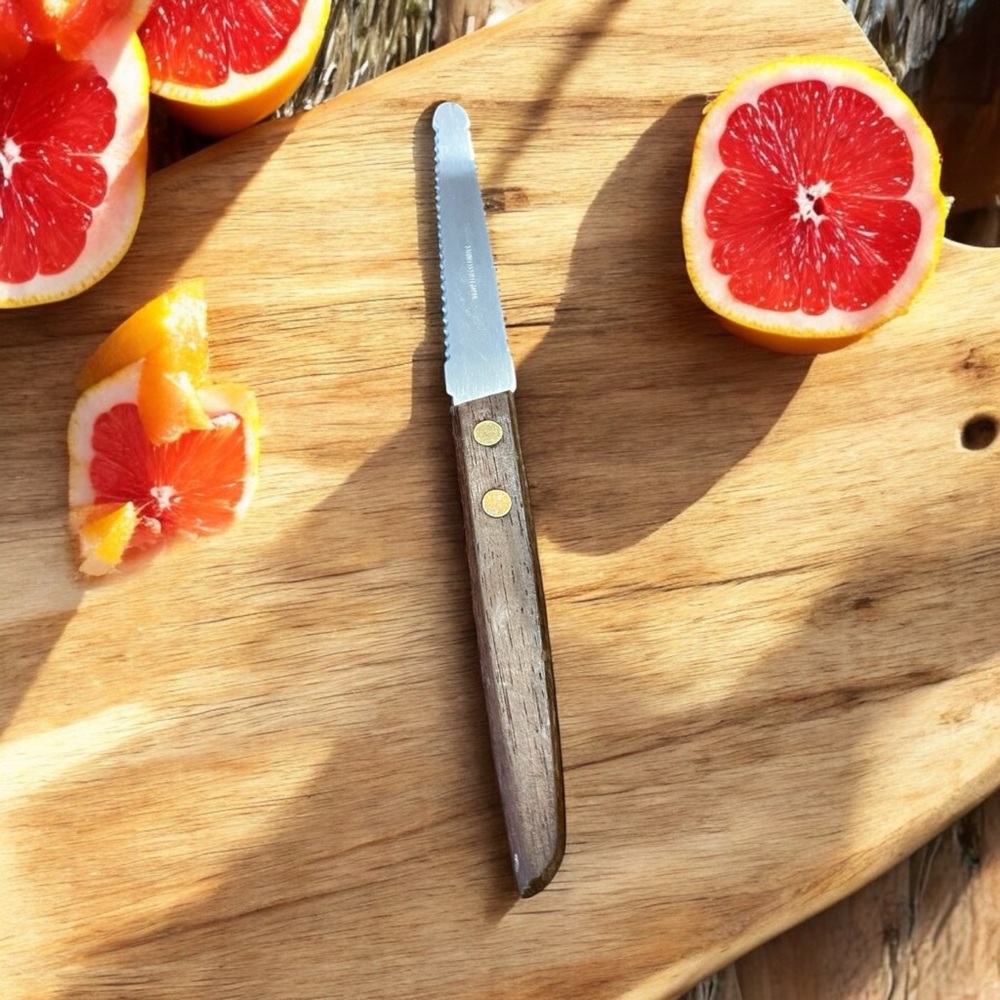 Vintage Geneva Forge Grapefruit Knife Mid Century Modern Stainless Steel
